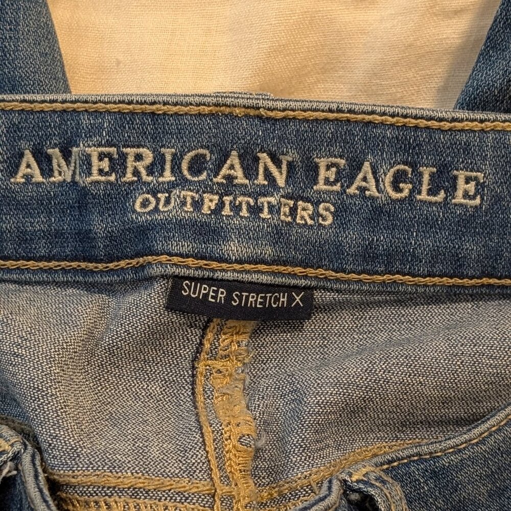 American Eagle Distressed High Waist Skinny Jeans - Picture 5 of 7